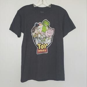 Disney Pixar Gray Toy Story Short Sleeve Tee S